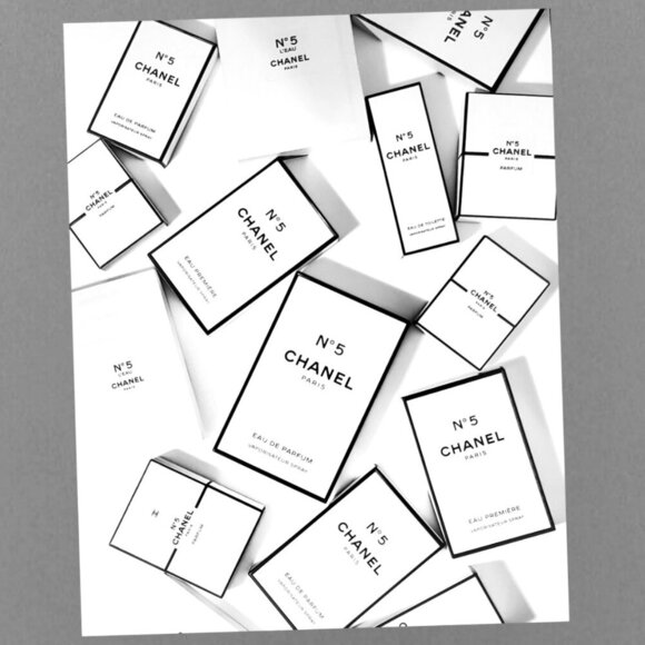 CHANEL Other - Chanel Wall Art Black White Bathroom Decor